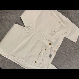 Micheal Kors white skinny jeans